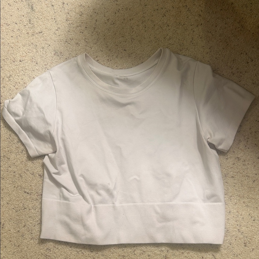 Offline by Aerie White Cropped Top